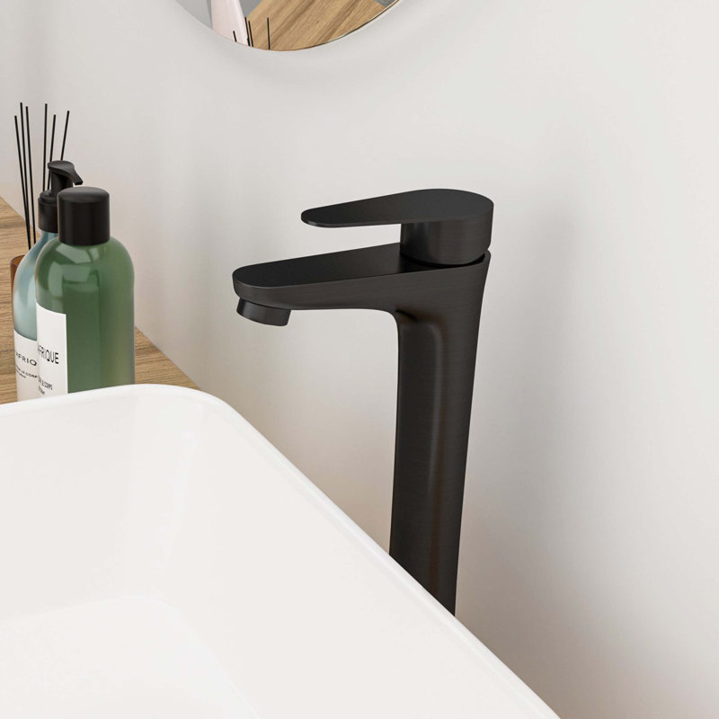 Single Handle Tall Vessel Sink Faucet for Bathroom Vanity, Oil-Rubbed Bronze
