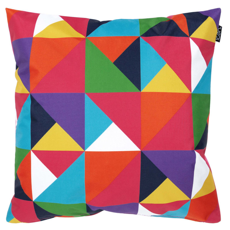 Indoor / Outdoor Striped Multi Square Cushion