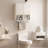 Modern Fluted Bathroom Cabinet, Wall-Mounted Storage With Adjustable Shelf, Floating Design For Laundry & Kitchen-1845658822