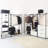 Walk-In Closet With Five Shelves - Wood And Metal Construction, Powder Coated Frame Durability, Deep Storage Options, Water & Heat Finish, Stain Scratch , E0 Grade Board, Double Thickness , Made In ,
