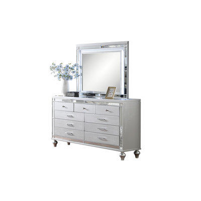 Mobilier de chambre à coucher 1 pièce Glam Style