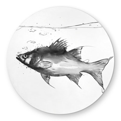 Swimming Fish Outdoor Area Rug - Office Animals Home Decor