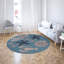 Tapis intérieur / extérieur bleu Hodgins-1674192850