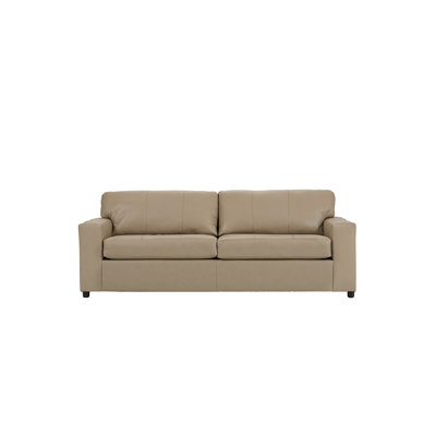 Canapé en cuir véritable 85 po Ilmo