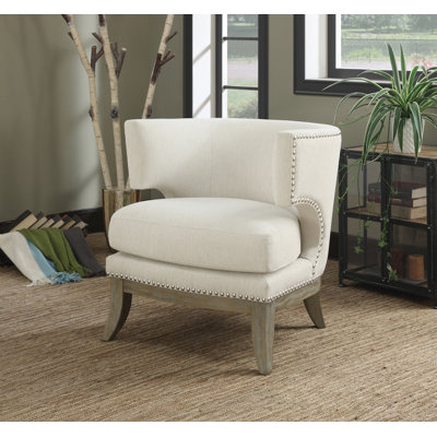 Fauteuil demi-tonneau en chenille 29,25 po Ransom