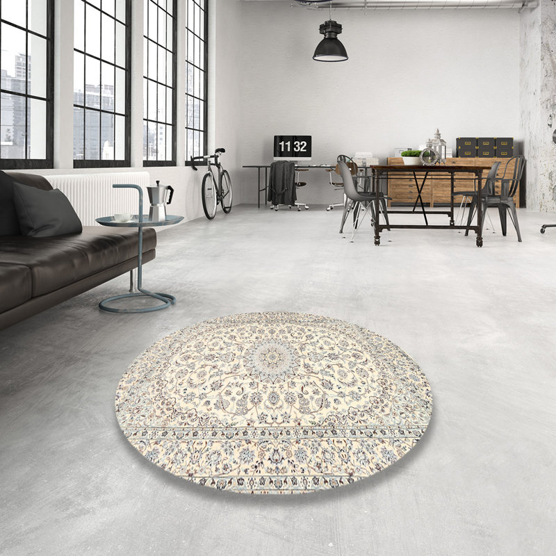 Jolyon Oriental Indoor Rug, Round 6'