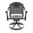 Cast Aluminum Patio Swivel Chair