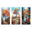 Baobab style graffiti - Ensemble de 3 impressions sur toile de baobab-1234879917-1234879919