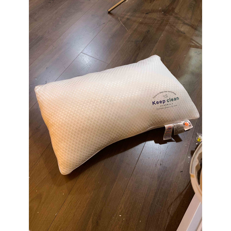 White Rectangular Backrest Cushion Pad