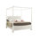 Ivory Key Canopy Bed