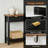 43" Console Table, Modern Wood Side Table With Open Storage Shelves, Freestanding Narrow Display Shelf, Accent Table, Behind Couch Table For Living Room, Hallway, Foyer-1964929066