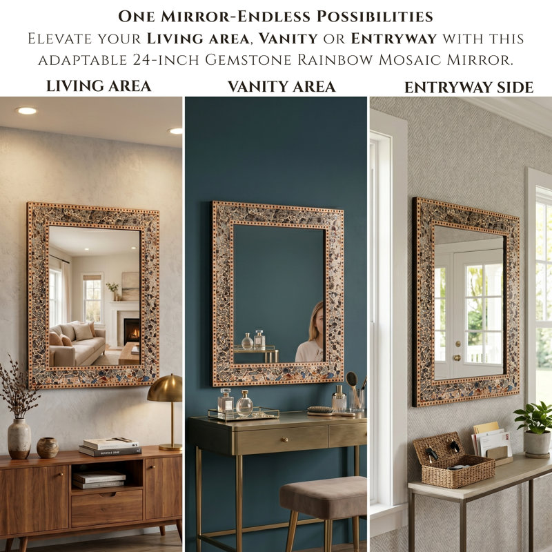 Cima Mirror, Fired Gold