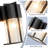 Outdoor Wall Light,10.9'' Crackle Glass Matte Black Exterior Light for House, Garage,Porch.-1840402165