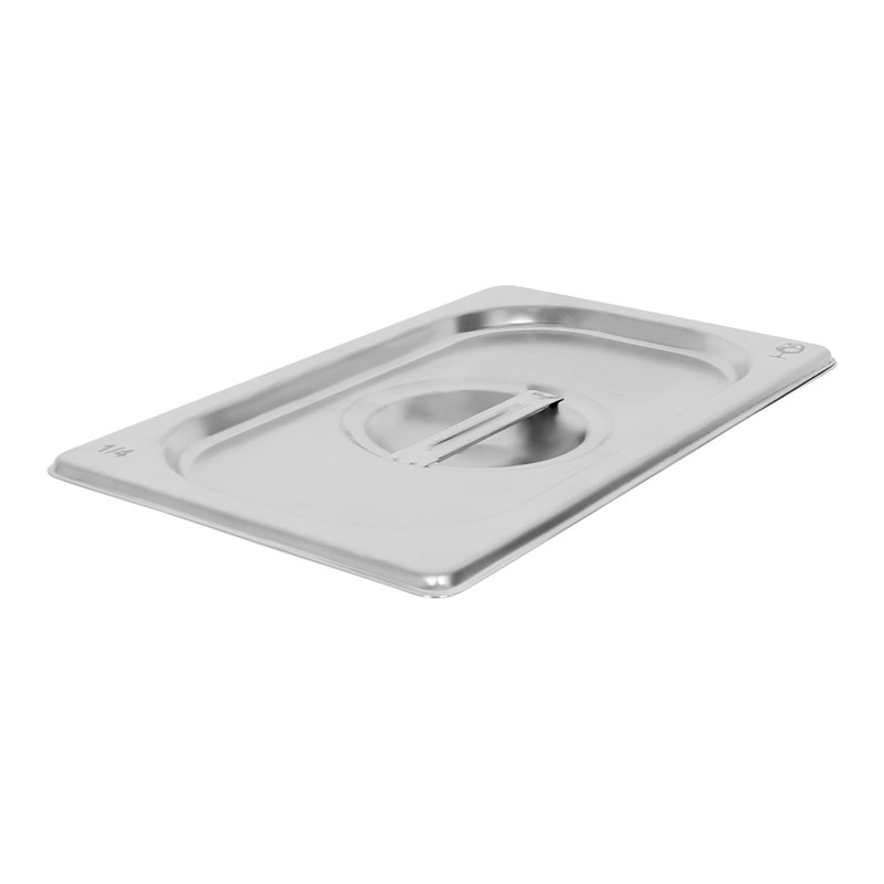 Argon Tableware Stainless Steel Gastronorm Container Lid - 1/4