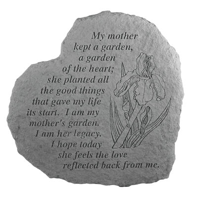 Weather Resistant Stone Plants & Flowers Stepping Stone