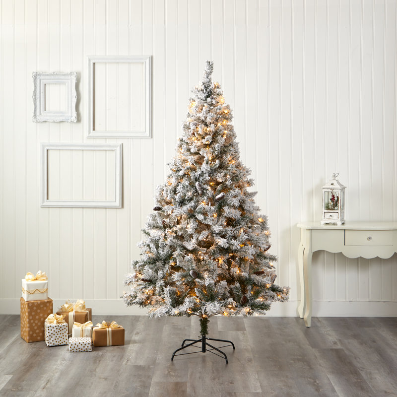 Lighted Artificial Christmas Tree, 5' H