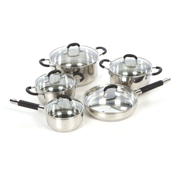 Cooks Stainless Steel 15-pc. Cookware Set