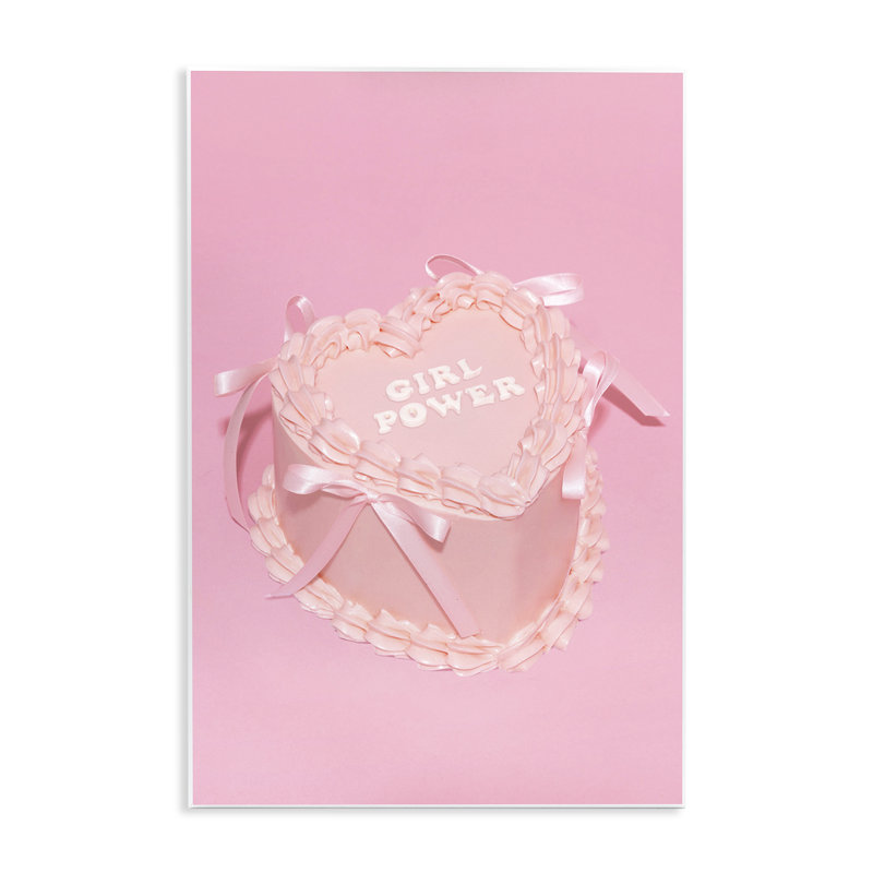 «Pink Girl Power Cake» par Lish Creative, H 19 po x l 13 po