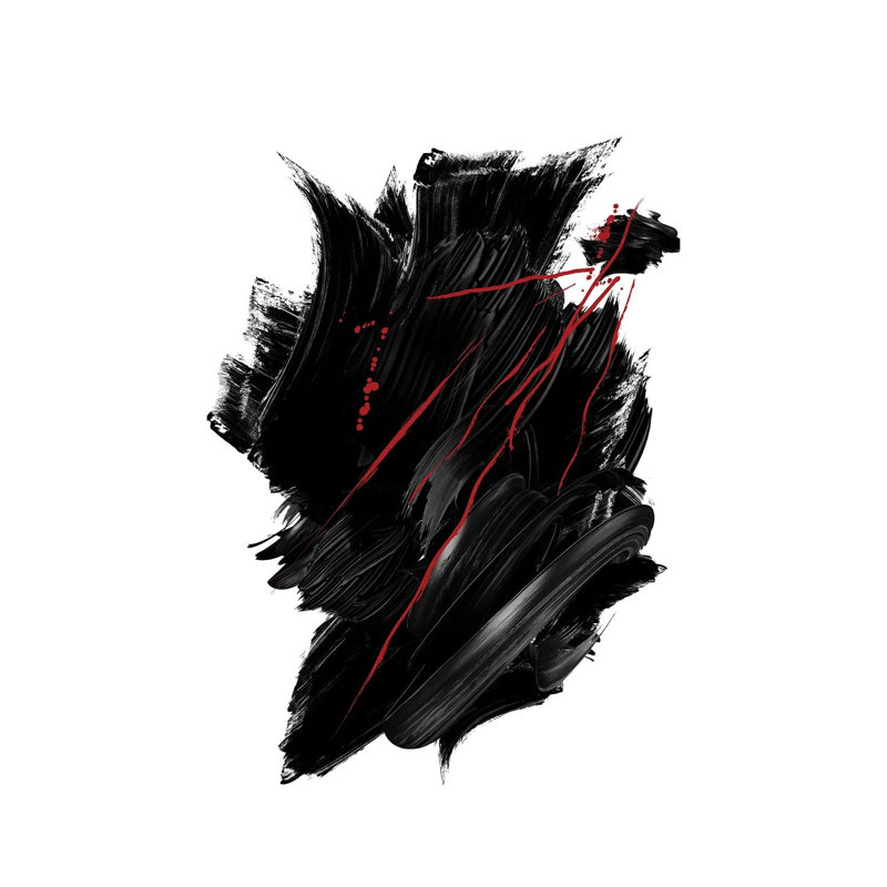 Red | Ink by Danilo De Alexandria - Wrapped Canvas Gallery-Wrapped Canvas Giclée, 66.04 cm H x 45.72 cm W