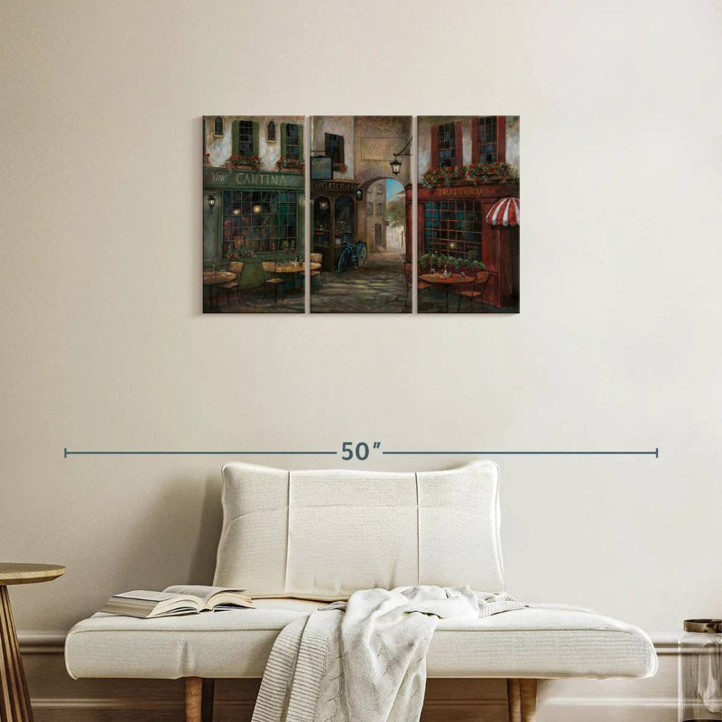  «Courtyard Ambiance I, H 20 po x l 33 po
