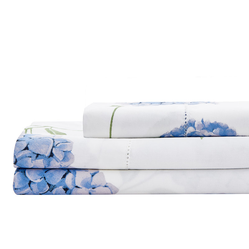 Ensemble de draps 100% satin de coton 400 fils Audrina, Ensemble de draps pour lit simple avec un drap-hou
