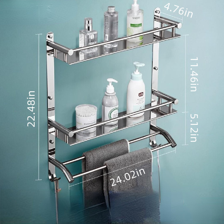 Rebrilliant Mayely Stainless Steel Shower Caddy