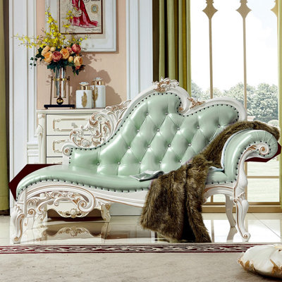 American Solid Wood Carved Living Room Sofa