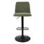 Tabouret de comptoir pivotant rembourré à hauteur réglable (ensemble de 4)-132836224