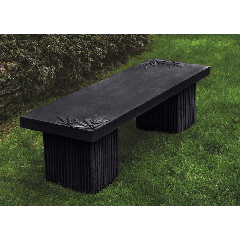 Laurens Outdoor Bench, Nero Nuovo