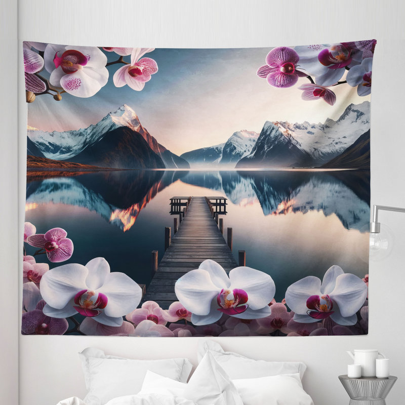 Tapisserie en microfibre, H 104 po x l 88 po