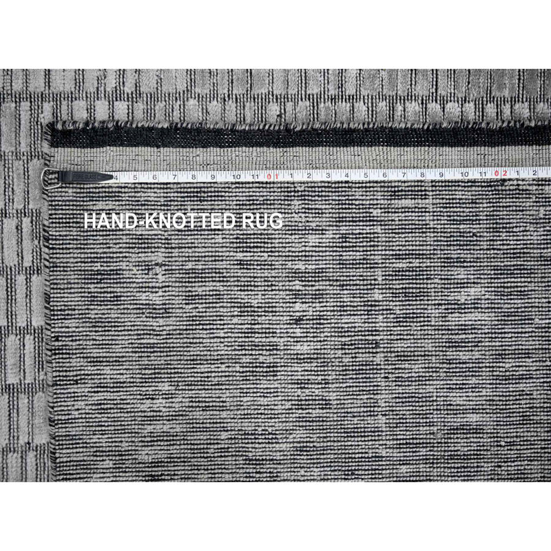 Tapis en laine et soie tissés à la main 7 pi 10 po x 10 pi CB758FB34DAA469BBF7C75F2CCF520F8