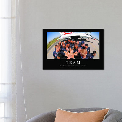 Team - Wrapped Canvas Print