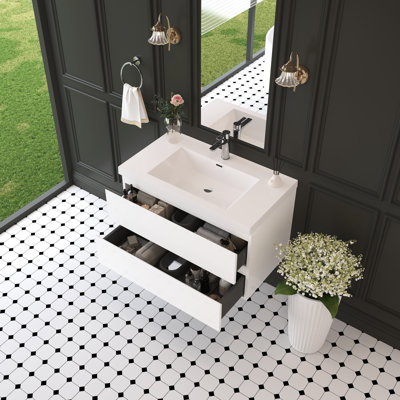 Meuble-lavabo flottant Modern