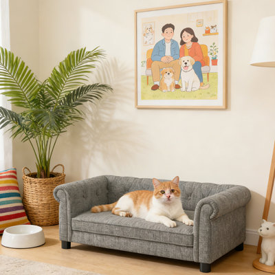 Canapé-lit pour chien durable