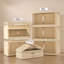 Armoire de rangement 19,69 ", 5 niveaux, 19,69" x 11,81 "x 50,00", porte pliante avec porte magnétique