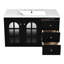 Meuble-lavabo flottant 36 po avec lavabo en céramique 36 po