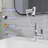 Bathroom Sink Faucet with Spray Function and Temperature Display for Anti-Skid Switch and Hot & Cold and 360° Rotary-119199642