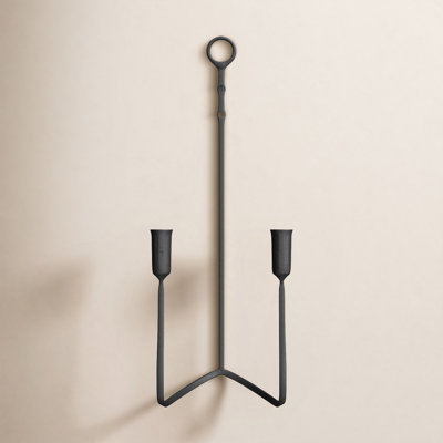 Metal Wall Sconce Candle Holder