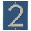 Floating 1-Line Wall Address Plaque