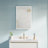 Azamat 30"H Recessed or Surface Mount Frameless LED Medicine Cabinet With  Adjustable Shelves-1977966240-1977966241