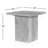 Isona Solid Wood End Table-85383343