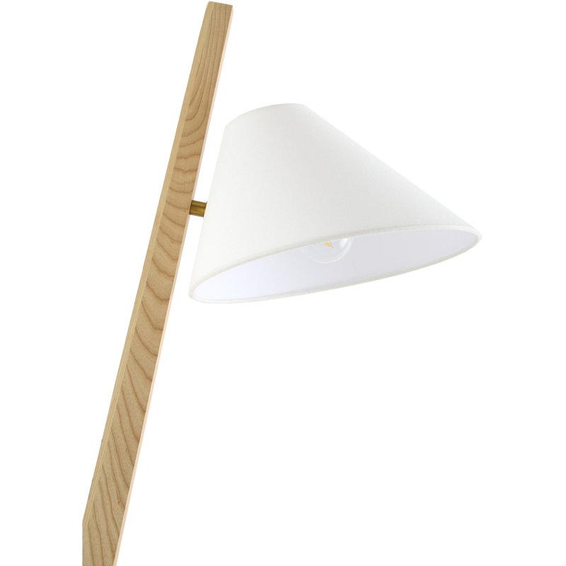 Lampe sur pied Vello, Brun