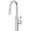 Davoli Pull-Down Prep/Bar Faucet with Button Sprayer-335403846