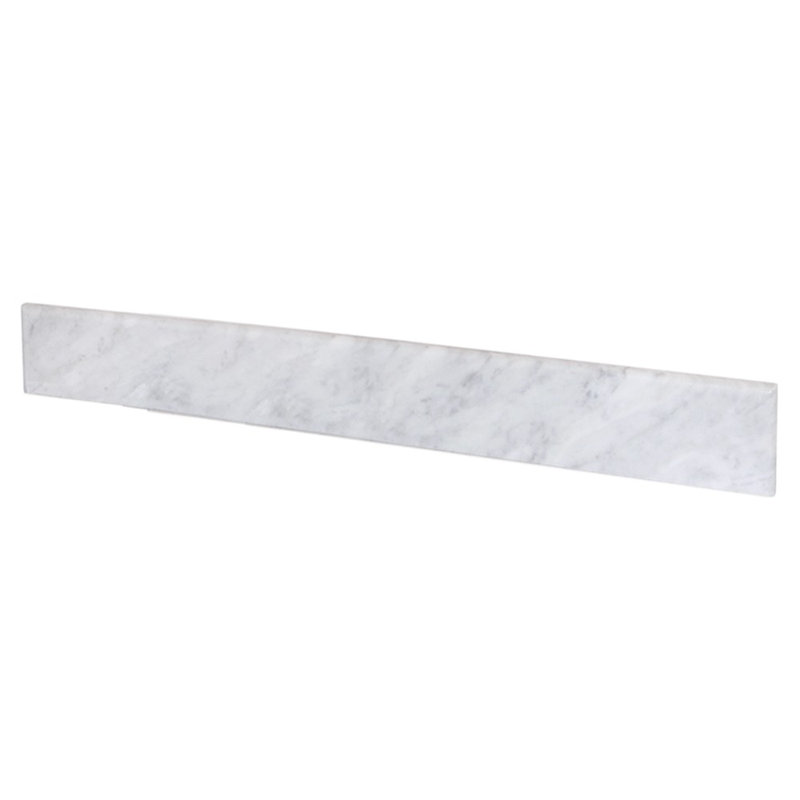 Dosseret 37 po x 4 po Carrara