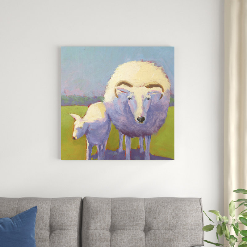 Sheep Pals II, H 30 po x l 30 po x P 1,25 po