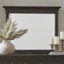 Lit à panneau, commode et miroir Trelawny, brun selle-95433721