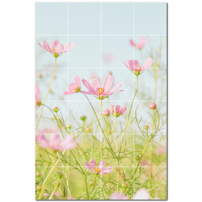 4.25'' x 4.25'' Satin Ceramic Decorative Mural