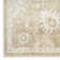 Bungalow Rose Bussie Machine Washable Ivory Gold Vintage Indoor Rug
