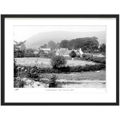 Llanthony, The Valley 1895 - Single Picture Frame Print