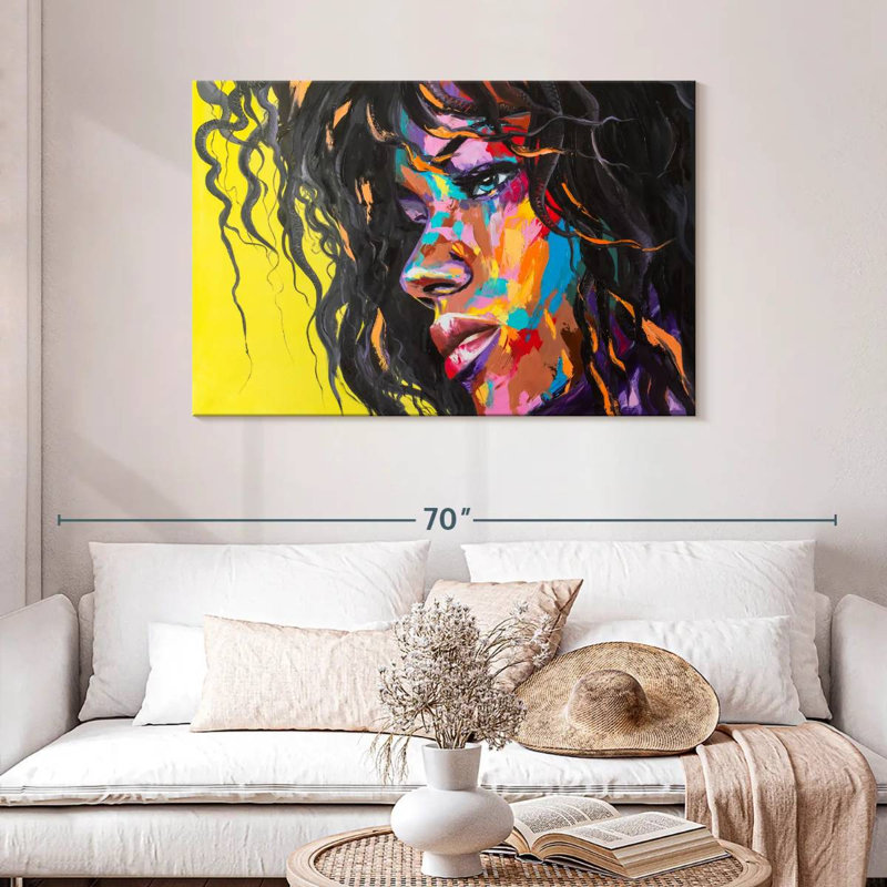 Huile pour cheveux bouclés Leisha, H 30 po x l 45 po